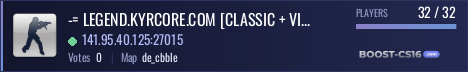 -= LEGEND.KYRCORE.COM [CLASSIC + VIP] =-