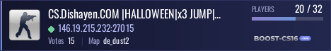 CS.Dishayen.COM |HALLOWEEN|x3 JUMP|BHop|Skins|REV|HEAL|