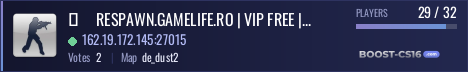 ❤     RESPAWN.GAMELIFE.RO | VIP FREE | STEAM ON = VIP ❤