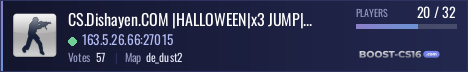 CS.Dishayen.COM |HALLOWEEN|x3 JUMP|BHop|Skins|REV|HEAL|