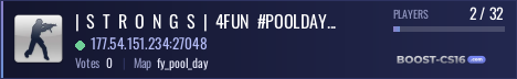|  S  T  R  O  N  G  S  |  4FUN  #POOLDAY TOP CLAN  @BRXGames