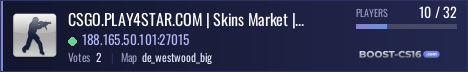 CSGO.PLAY4STAR.COM | Skins Market | BattlePass | Free VIP | Skins | Panel