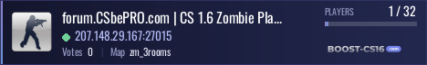 forum.CSbePRO.com | CS 1.6 Zombie Plague