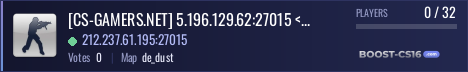 [CS-GAMERS.NET] 5.196.129.62:27015 << WE MOVED! JOIN NEW IP