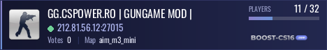 GG.CSPOWER.RO | GUNGAME MOD |