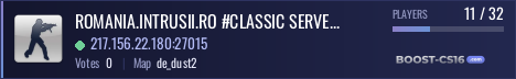 ROMANIA.INTRUSII.RO #CLASSIC SERVER [VIP FREE 23-11]