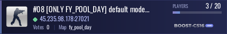 #08 [ONLY FY_POOL_DAY] default mode | CRevOLUCION GAMING |
