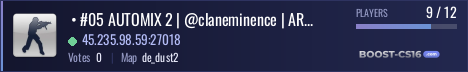  • #05 AUTOMIX 2 | TT: 12 - CT: 11 | @claneminence | ARGENTINA | CLAN EMINENCE