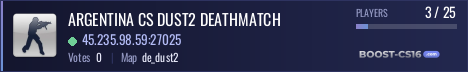 ARGENTINA CS DUST2 DEATHMATCH