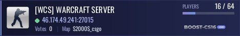 [WCS] WARCRAFT SERVER