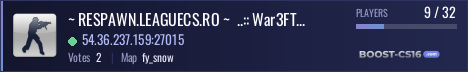 ~ RESPAWN.LEAGUECS.RO ~  ..:: War3FT ~ Respawn::..