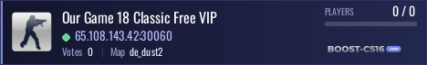 Our Game 18 Classic Free VIP
