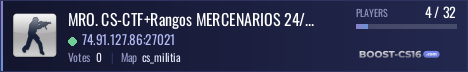 MRO. CS-CTF+Rangos MERCENARIOS 24/7 By WILMER-MENDOZA