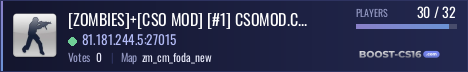 [ZOMBIES]+[CSO MOD] [#1] CSOMOD.COM |̿ 2̿ 0̿ 1̿ 2̿|